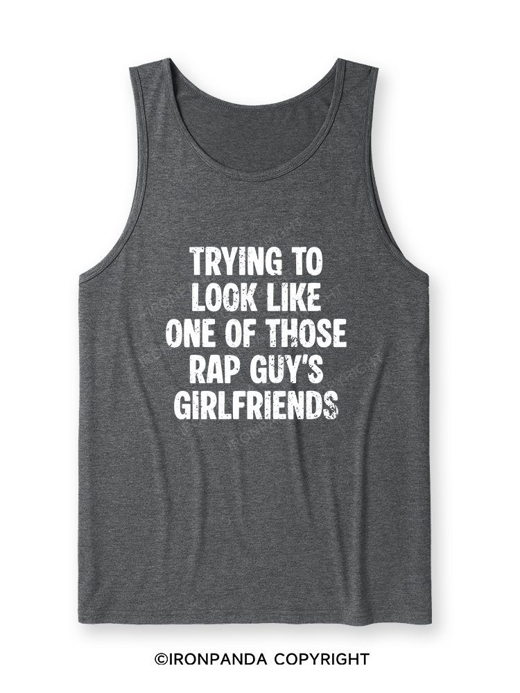 trying to look like one of those rap guy's girlfriends Ultra Soft Heather Tank