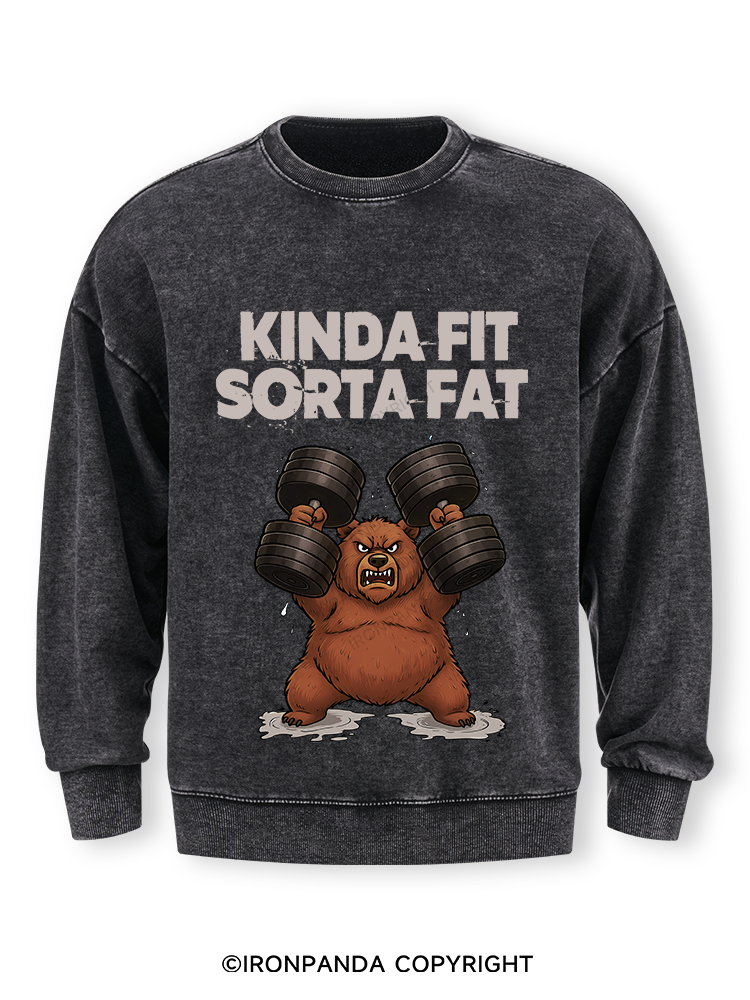 KINDA FIT SORTA FAT Washed Sweatshirt