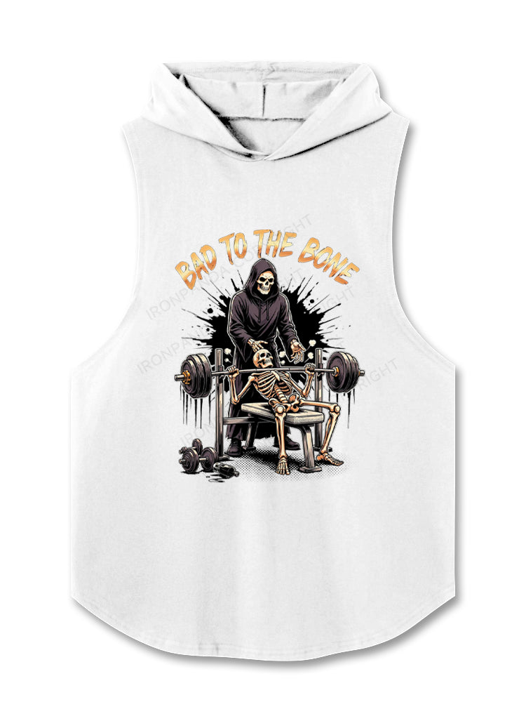 Bad to the Bone Hooded Tank