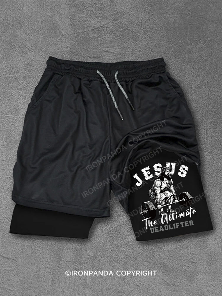 JESUS The Ultimate DEADLIFTER Performance Training Shorts