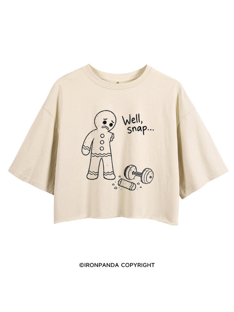 Well Snap Christmas Gingerbread CROP TOPS