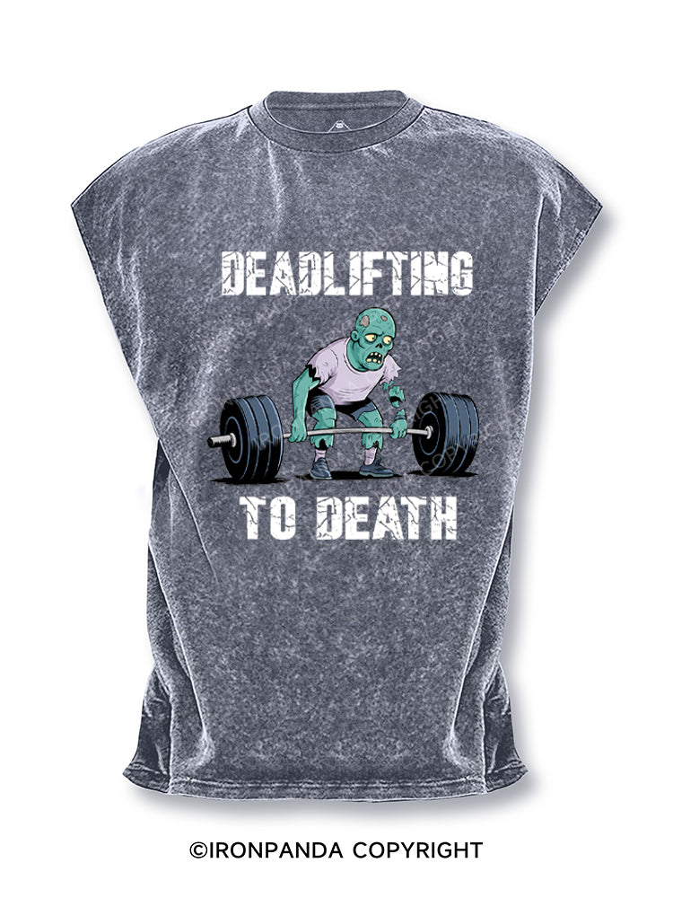 Deadlifting To Death Zombie Cut Off Tank