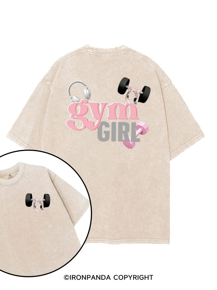 GYM GIRL printed Gym Shirt