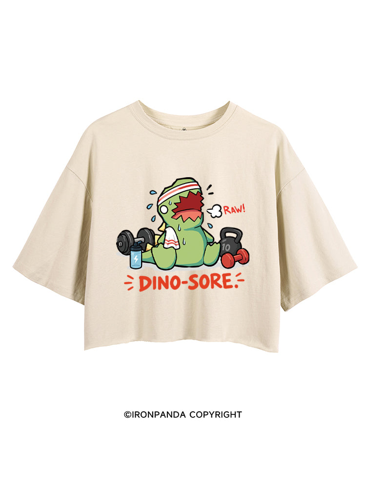 RAW! DINO-SORE CROP TOPS