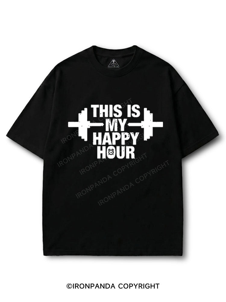 THIS IS MY HAPPY HOUR COTTON PUMP COVER