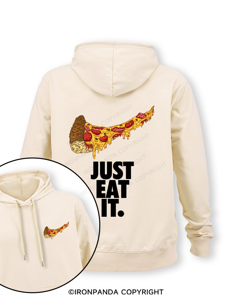 just eat it pizza lover Double-Sided Printed Classic Gym Hoodie