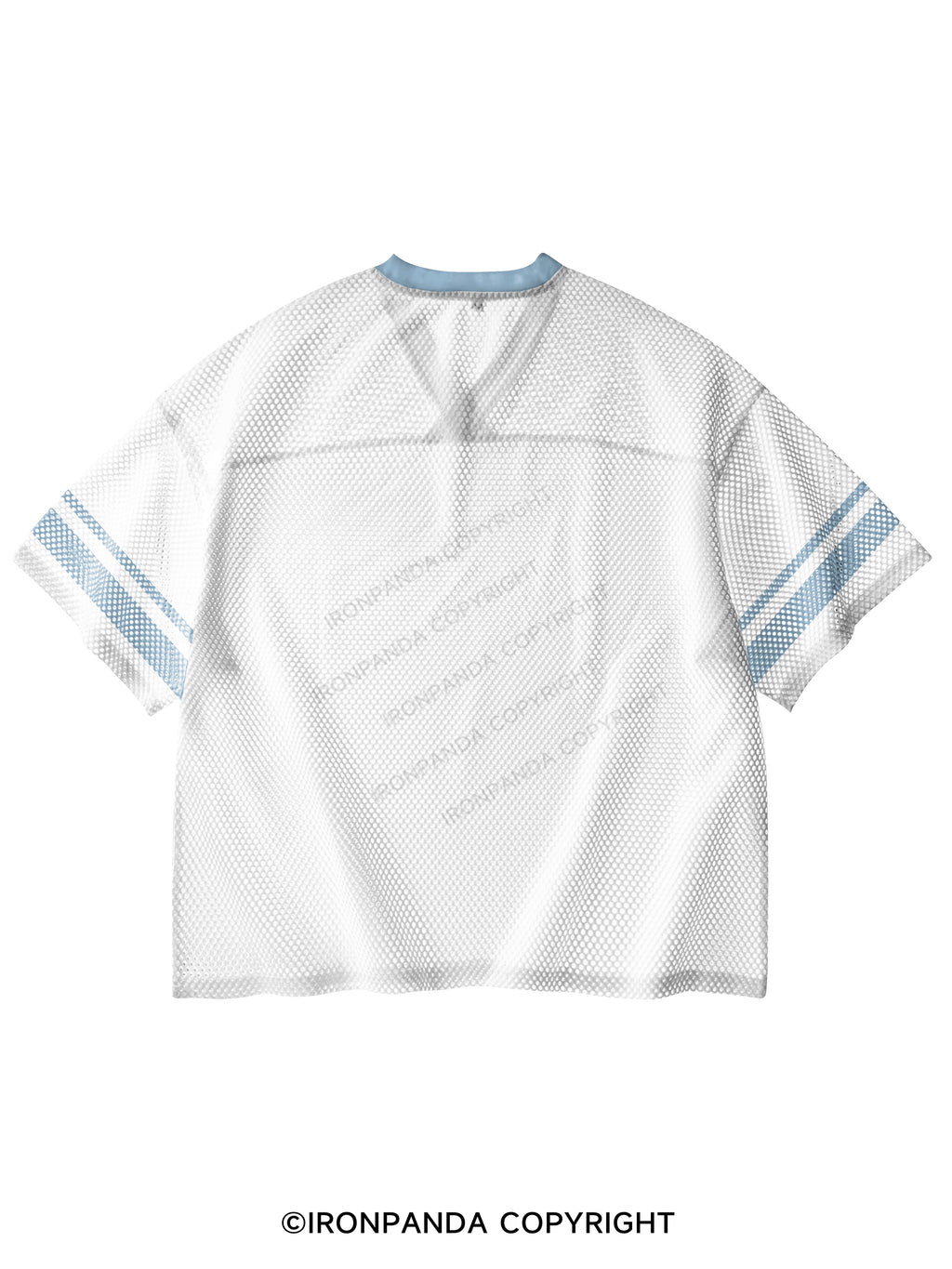 THE STRUGGLE IS REAL V-Neck Open Hole Mesh Top
