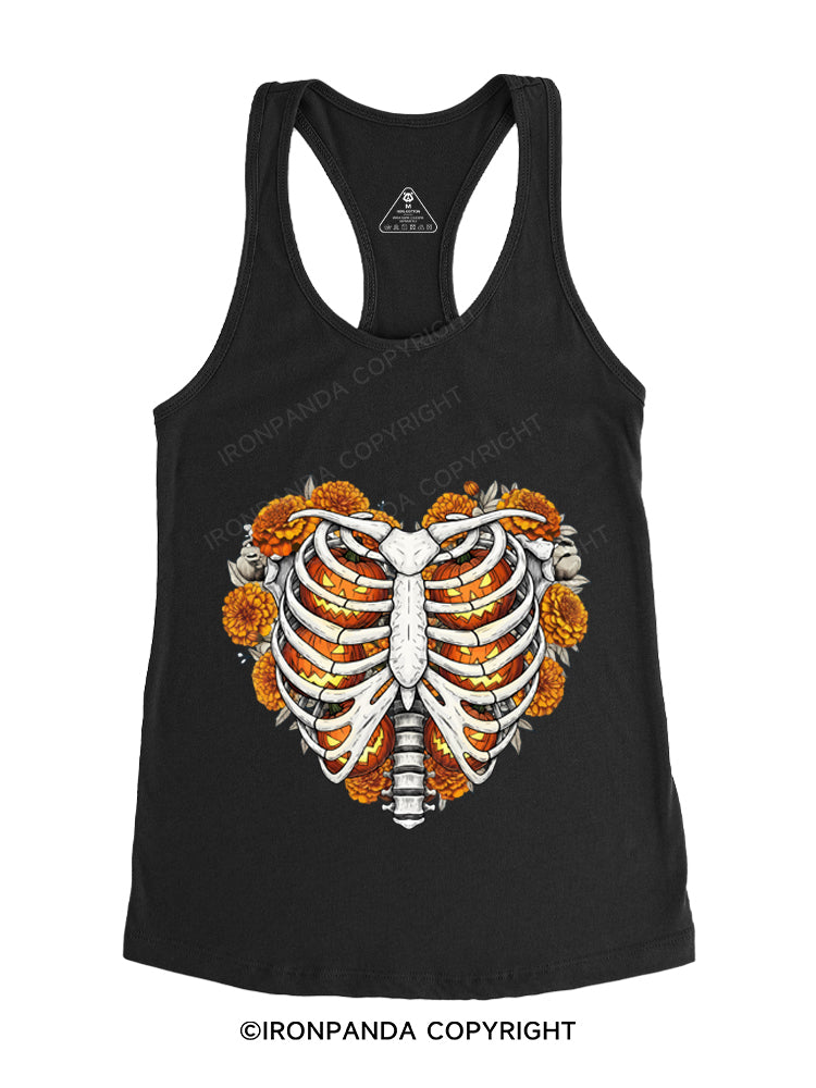 Forceful Skull Gym Racerback Tank