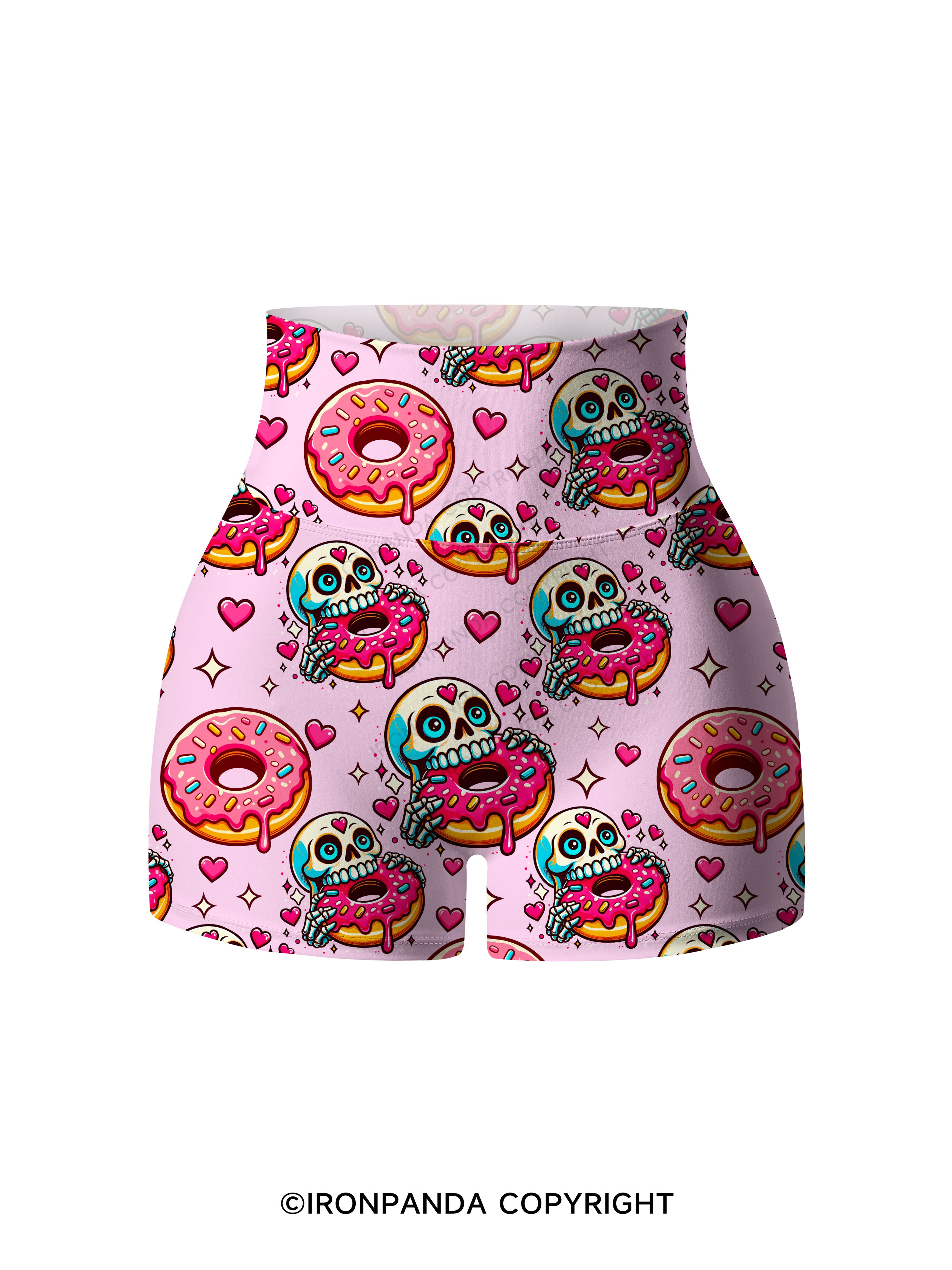 Don’t kill my vibe Printed Yoga Shorts