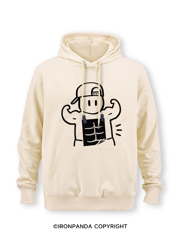 Look at my abs! Classic Gym Hoodie