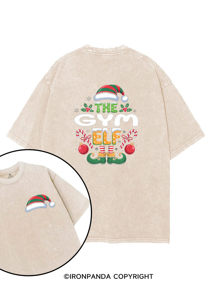 THE GYM ELF printed Gym Shirt