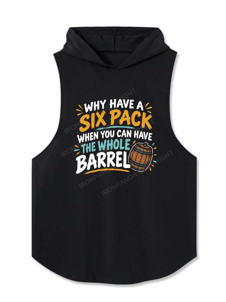 Why Have A Six Pack When You Can Have The Whole Barrel Hooded Tank