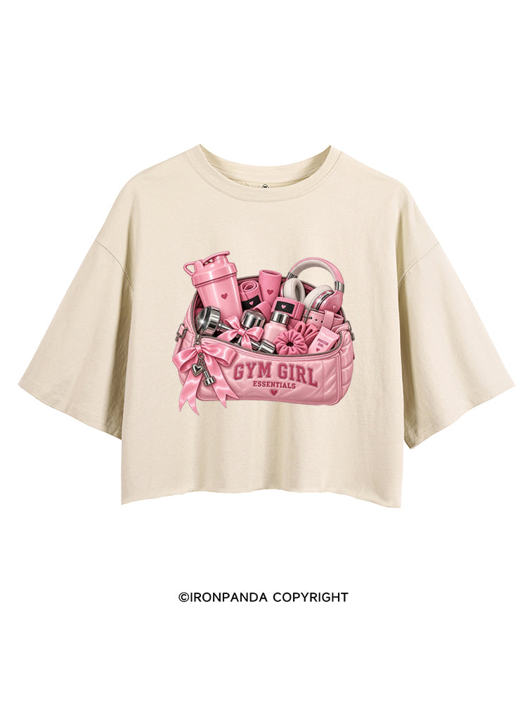 GYM GIRL ESSENTIALS PROTEIN GIRL CROP TOPS