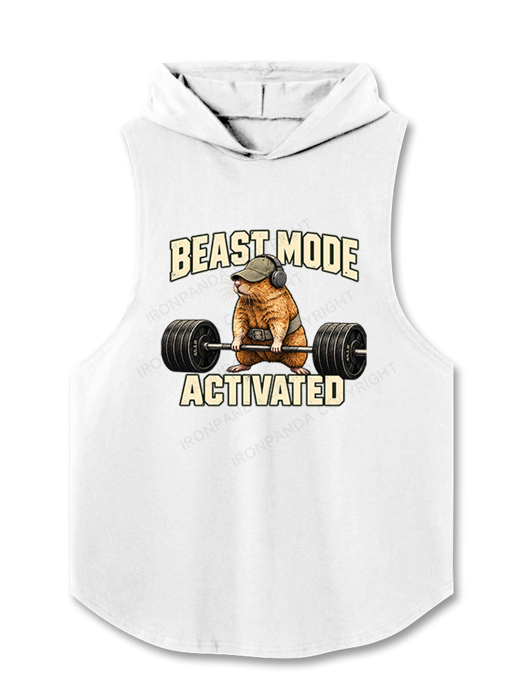 BEAST MODE ACTIVATED Hooded Tank
