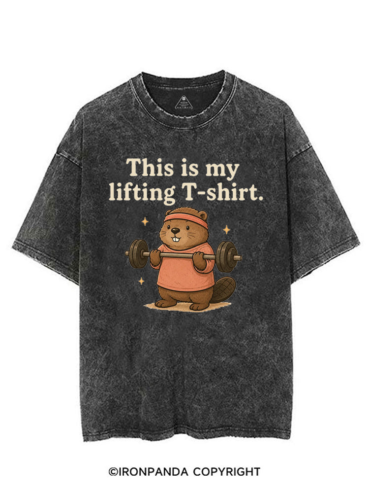 THIS IS MY LIFTING T-SHIRT VINTAGE GYM SHIRT