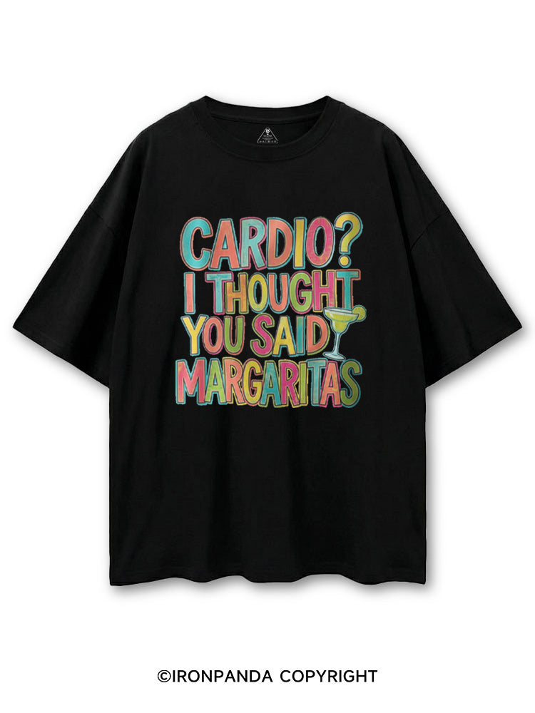 CARDIO? I THOUGHT YOU SAID MARGARITAS COTTON PUMP COVER