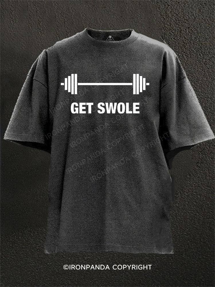 Get Swole Washed Gym Shirt