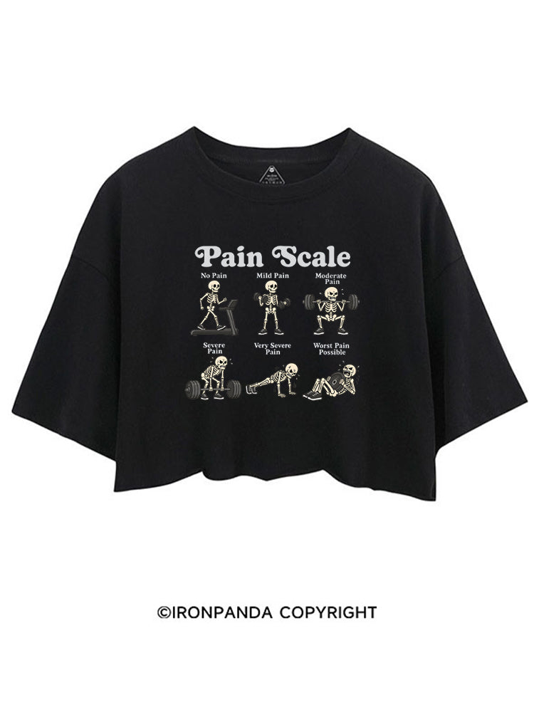 Pain Scale Skeleton CROP TOPS