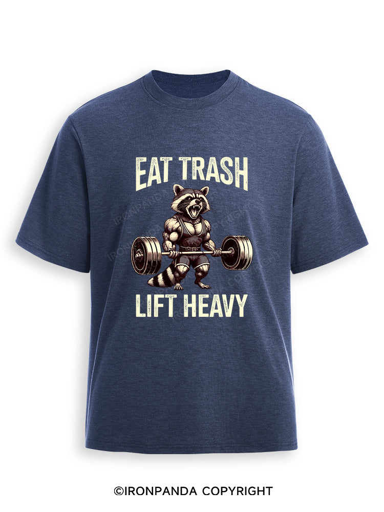 eat trash lift heavy Ultra Soft Heather T-Shirt