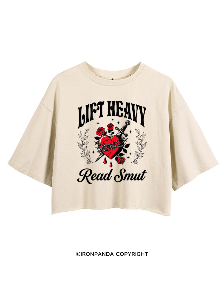 LIFT HEAVY READ SMUT DARK ROMANCE CROP TOPS