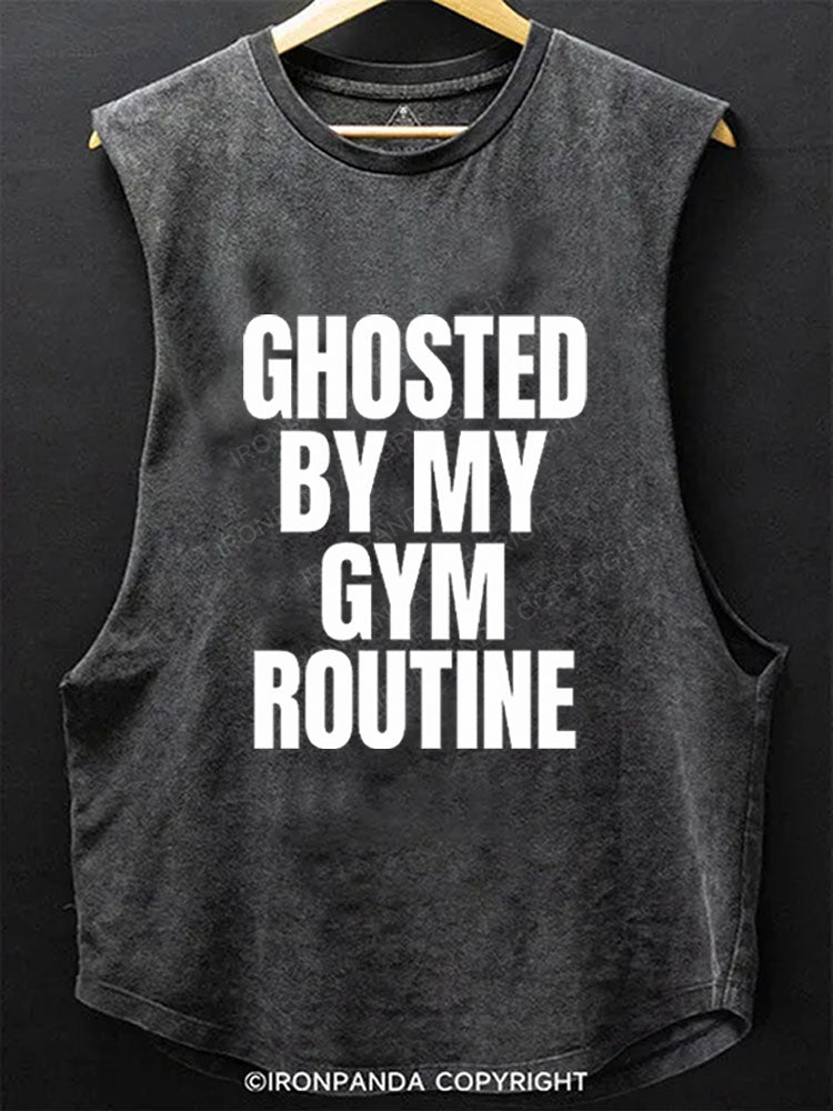 GHOSTED BY MY GYM ROUTINE Scoop Bottom Cotton Tank