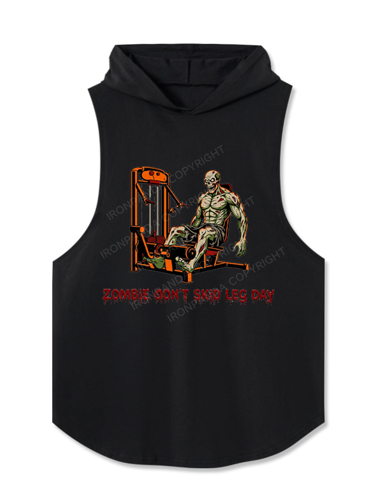 Zombie workout in the gym Hooded Tank