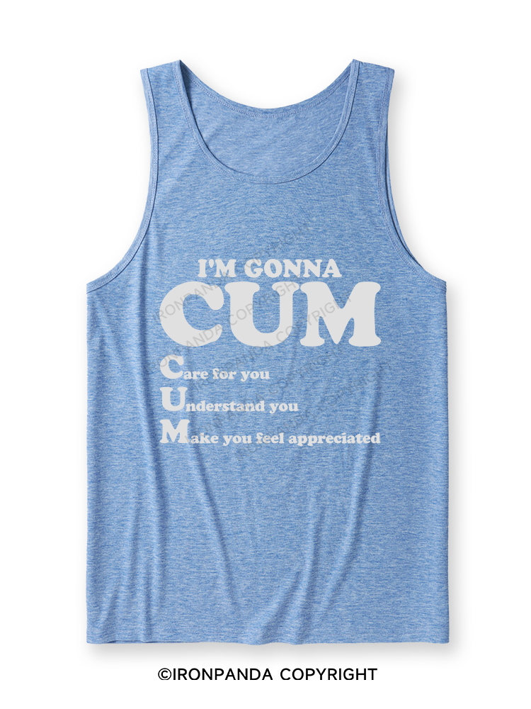 I’M GONNA CUM Ultra Soft Heather Tank