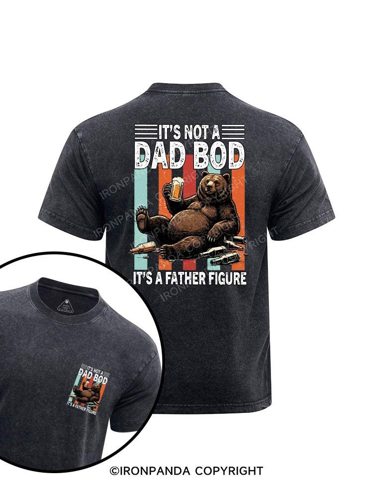 It's Not A Dad Bod printed Washed Gym Shirt