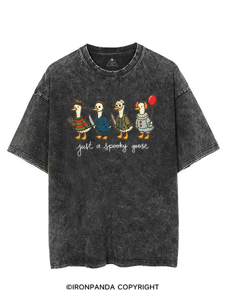 Spooky Goose just a spooky goose VINTAGE GYM SHIRT