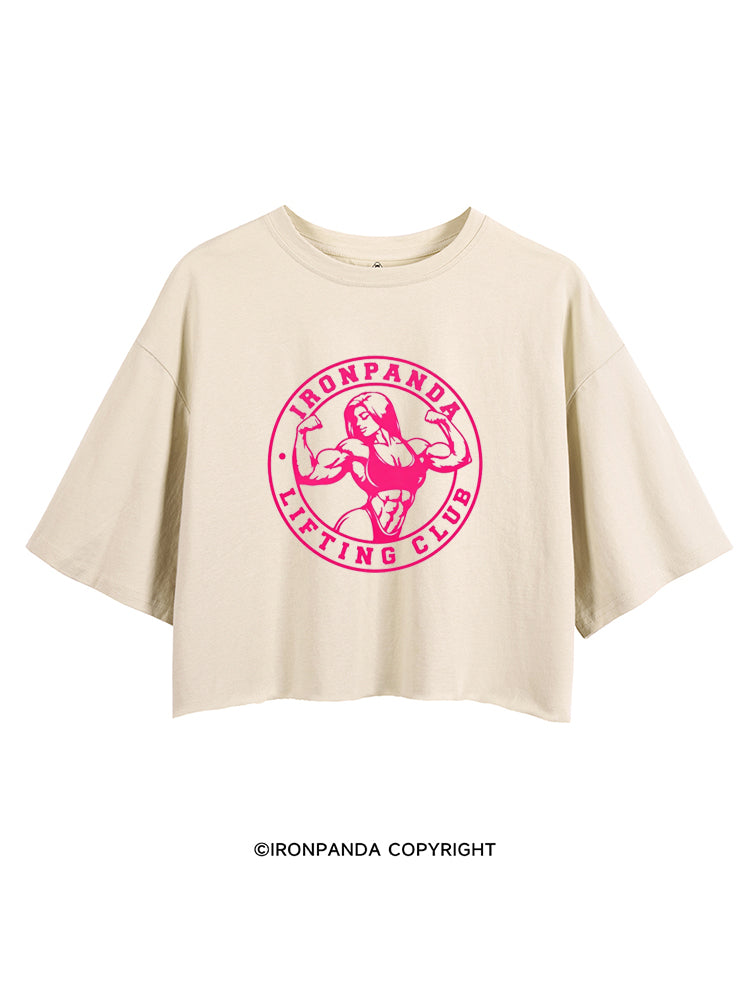 IRONPANDA LIFTING CLUB CROP TOPS