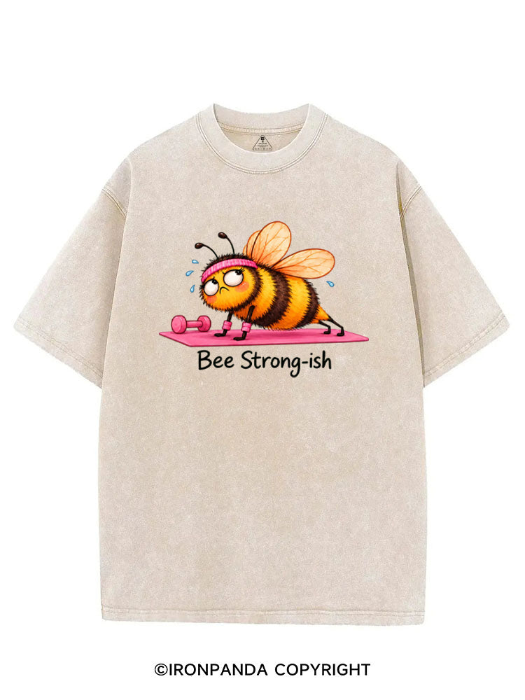 Bee Strong-ish VINTAGE GYM SHIRT