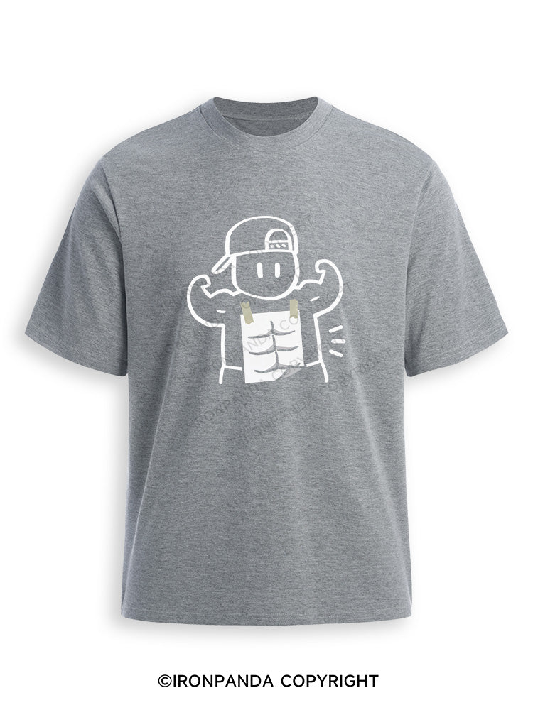 Look at my abs! Ultra Soft Heather T-Shirt
