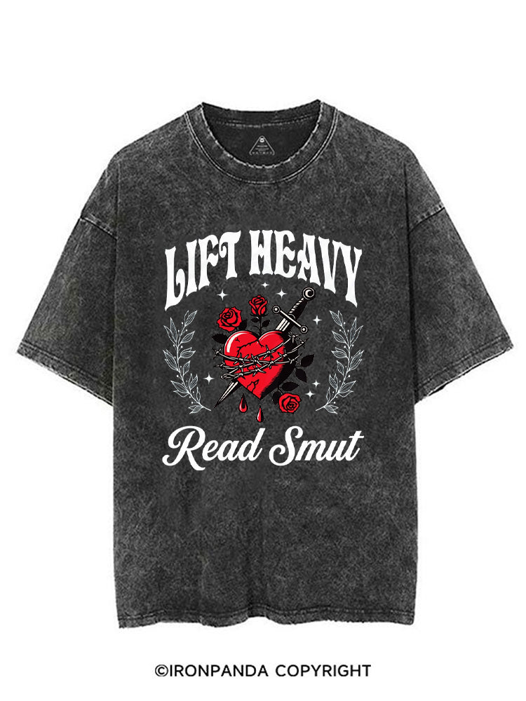 LIFT HEAVY READ SMUT DARK ROMANCE VINTAGE GYM SHIRT