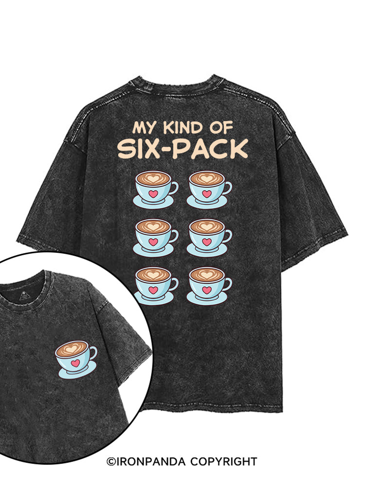 MY KIND OF SIX-PACK COFFEE LOVER printed Gym Shirt