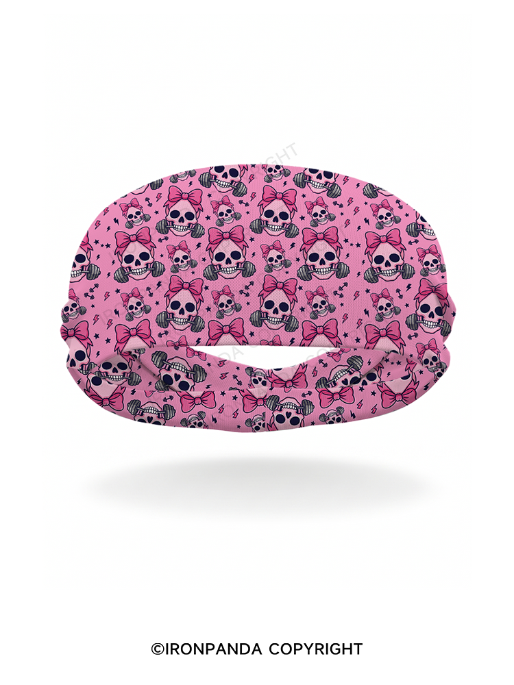 Girly Gym Skull Gym Headband