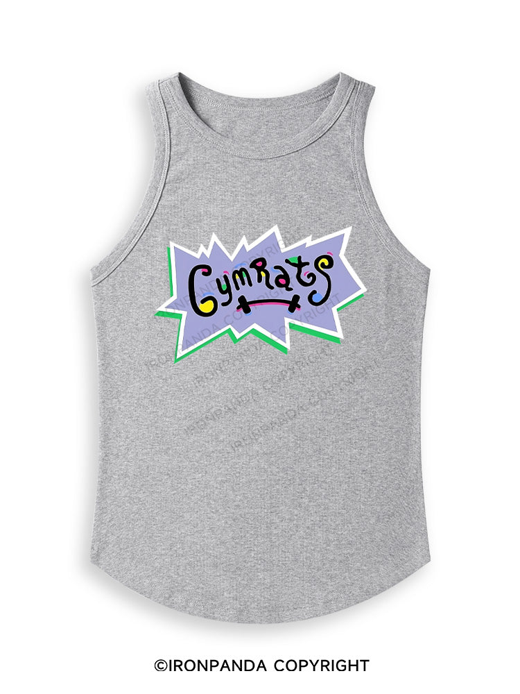 GYM RATS Fitted Tank Top