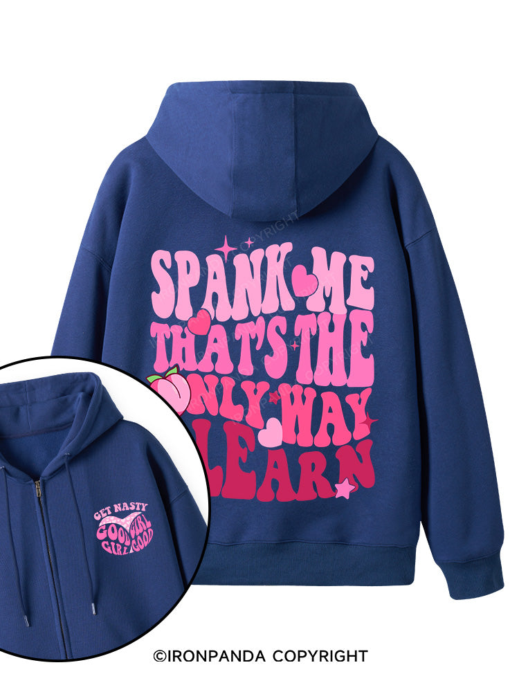 Get Nasty Good Girl Double-Sided Printed Fleece Zip Up Hoodie