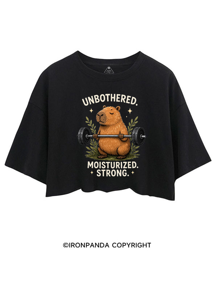 Unbothered. Moisturized. Strong CROP TOPS