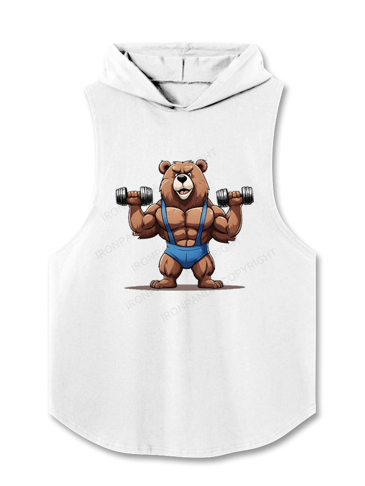 Fitness Bear Hooded Tank