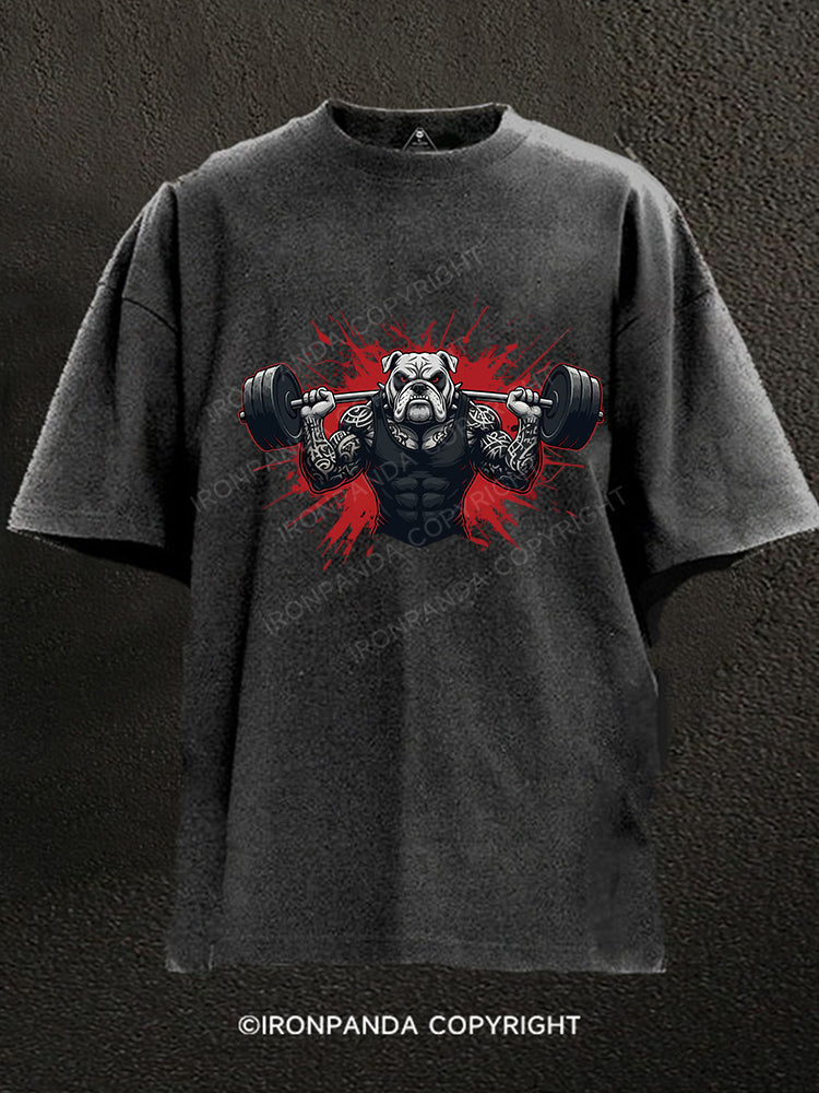 MUSCLE BULL Washed Gym Shirt