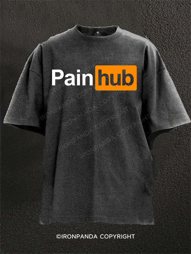 Pain Hub Washed Gym Shirt