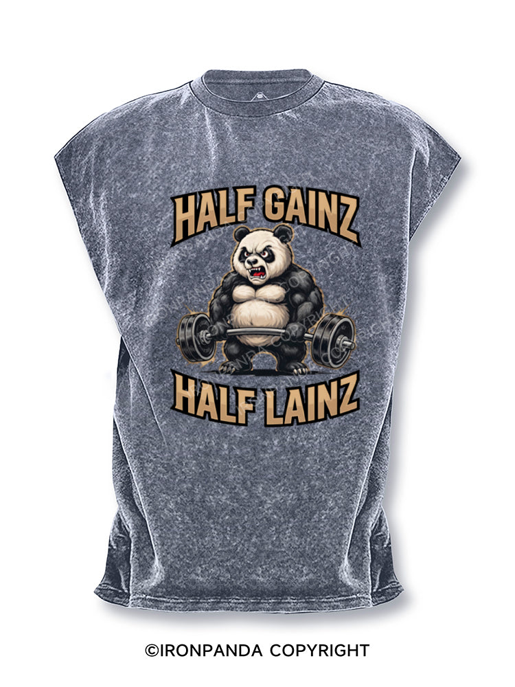 HALF GAINZ HALF LAINZ Cut Off Tank