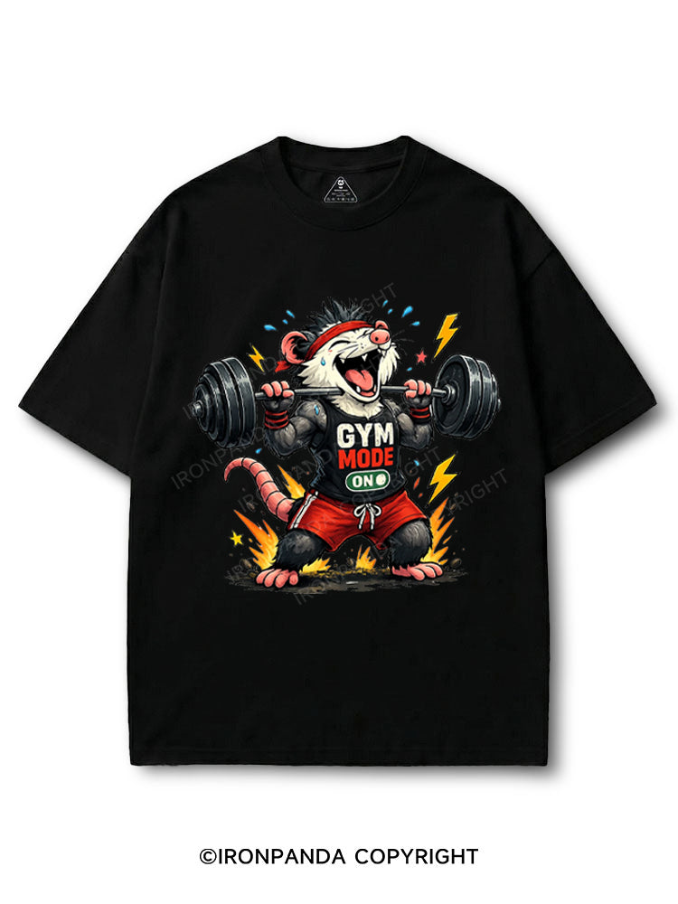 Crazy Workout Animal Gym Mode Funny Opossum COTTON PUMP COVER