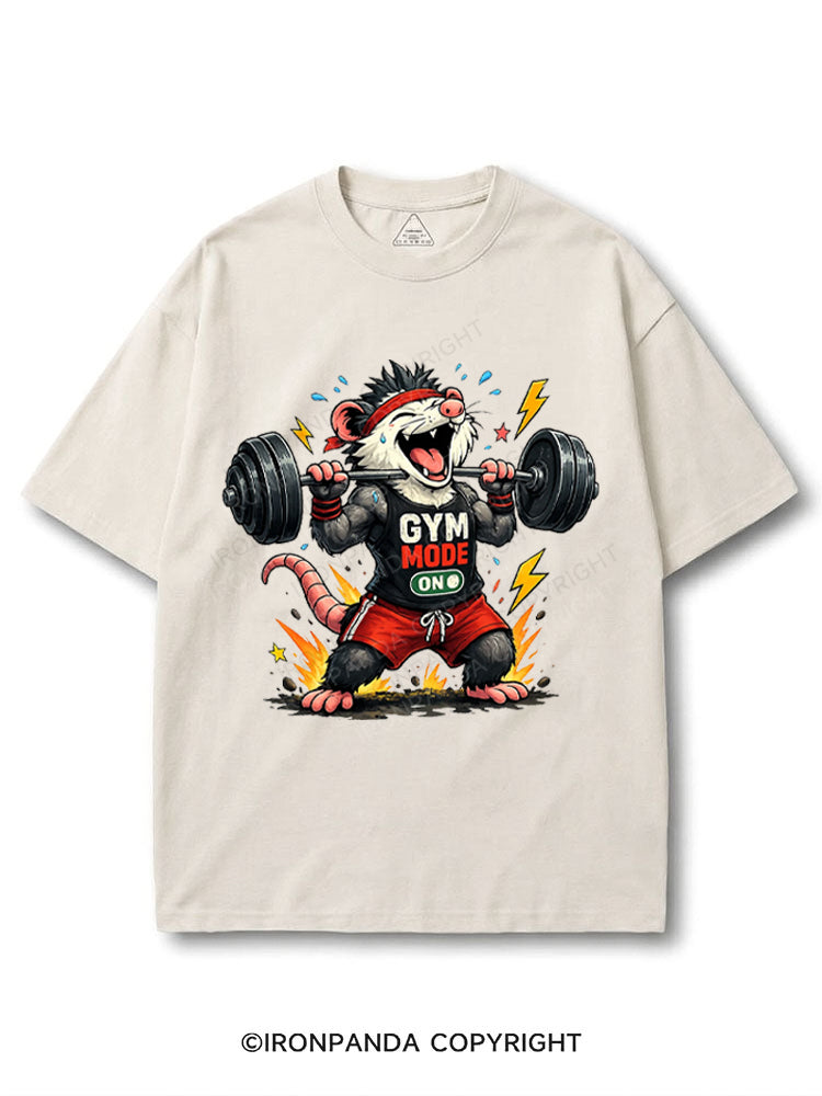 Crazy Workout Animal Gym Mode Funny Opossum COTTON PUMP COVER