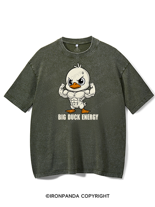 big duck energy Washed Gym Shirt