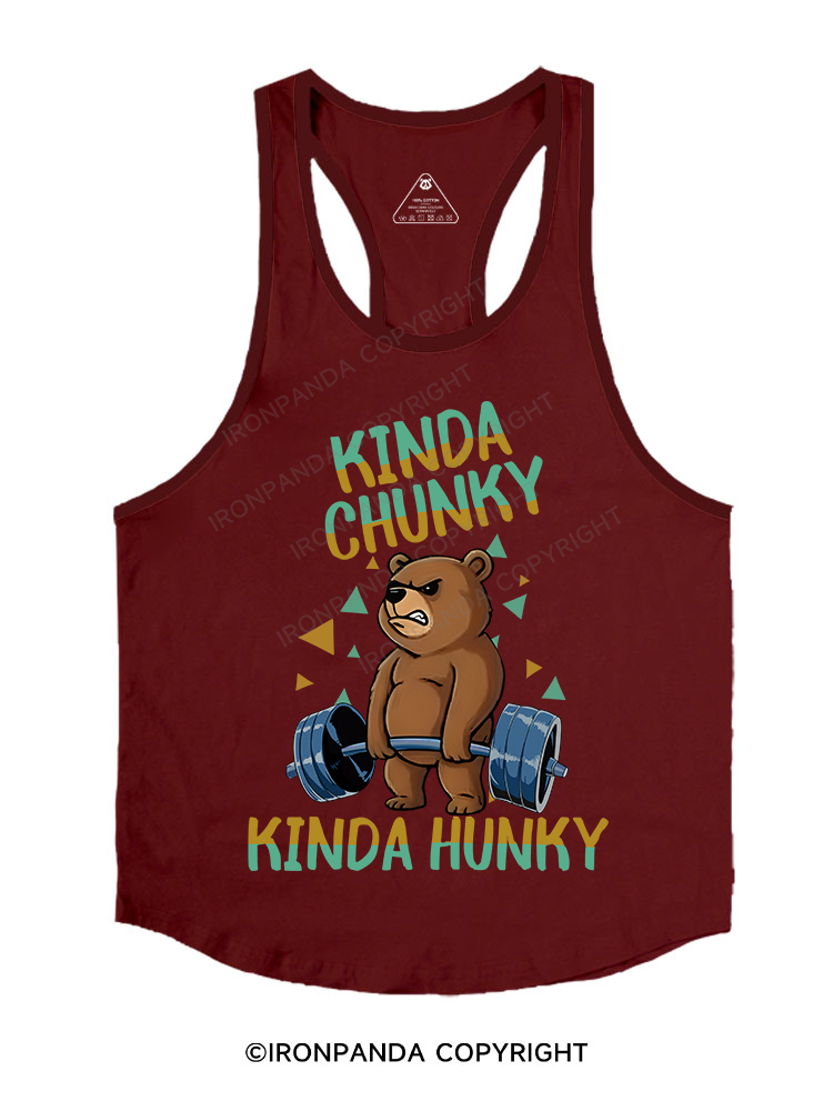 Kinda Chunky Kinda Hunky Stringer Gym Vest