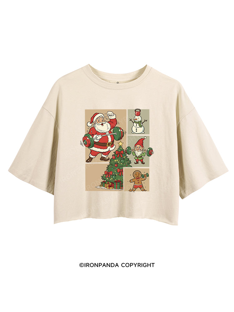 Holiday Fitness Club CROP TOPS