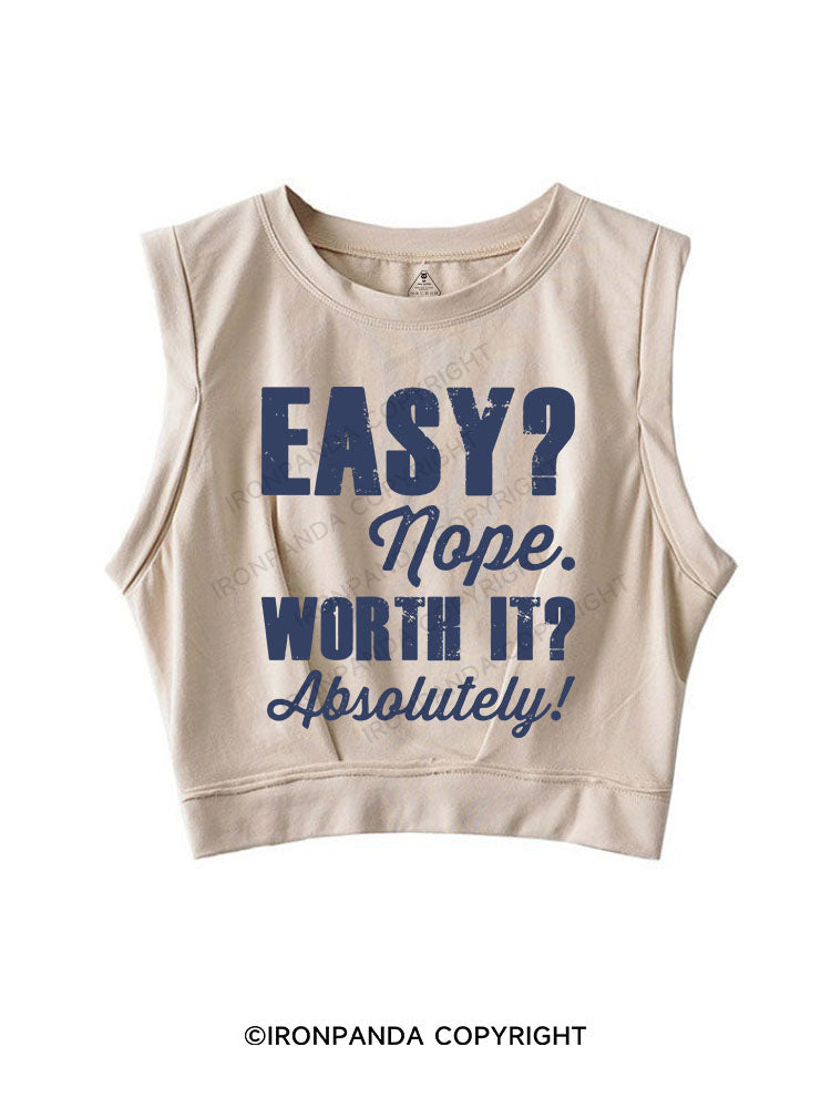 EASY? NOPE. WORTH IT? ABSOLUTELY! SLEEVELESS CROP TOPS