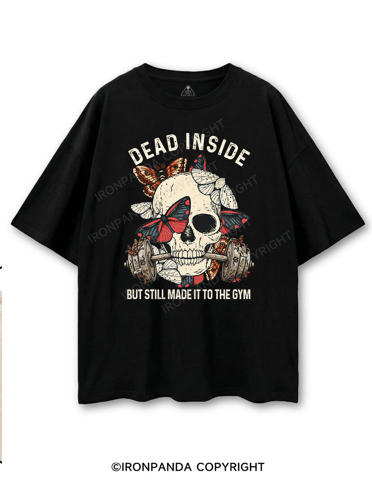 DEAD INSIDE BUT STILL MADE IT TO THE GYM COTTON PUMP COVER
