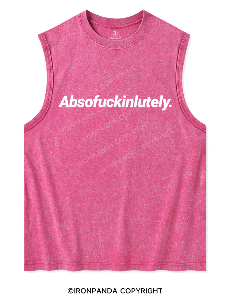 ABSOFUCKINLUTELY Washed Tank